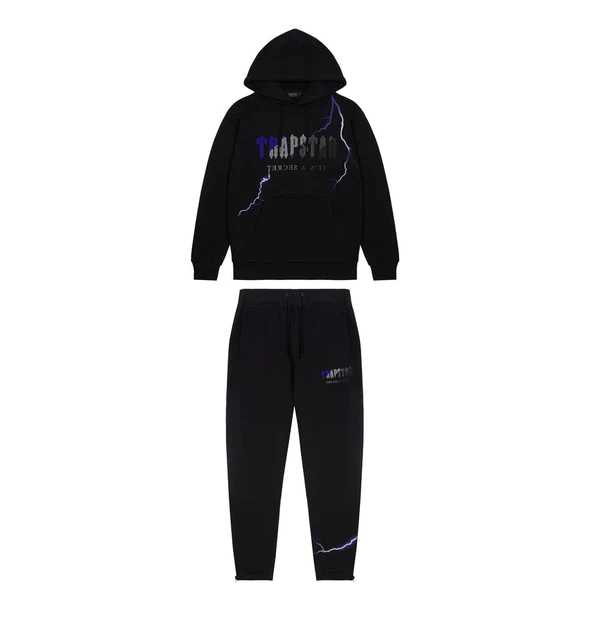 Trapstar Chenille Decoded Hoodie Tracksuit - (LIGHTNING EDITION 