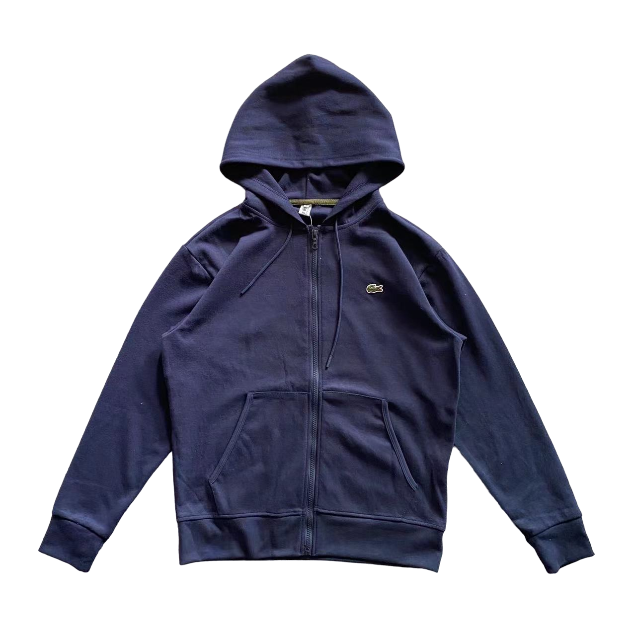 Lacoste Hooded Jacket - (NAVY BLUE)