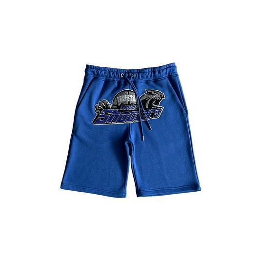 Trapstar Shooters Chenille Shorts - (BLUE/DAZZLING BLUE)