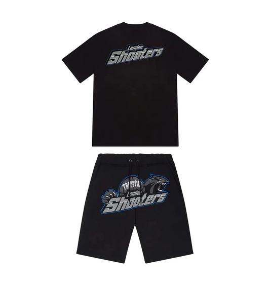 Trapstar Shooters Short Set - (BLACK ICE FLAVOURS)