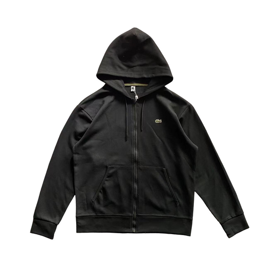 Lacoste Hooded Jacket - (BLACK)