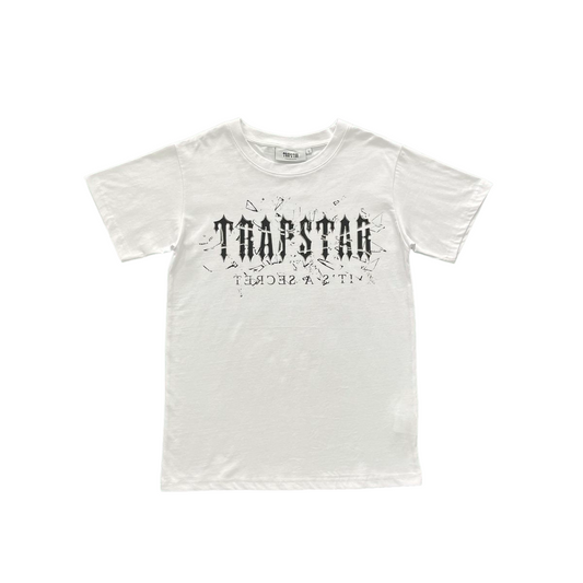 Trapstar Decoded Shattered Glass Tee - (WHITE)