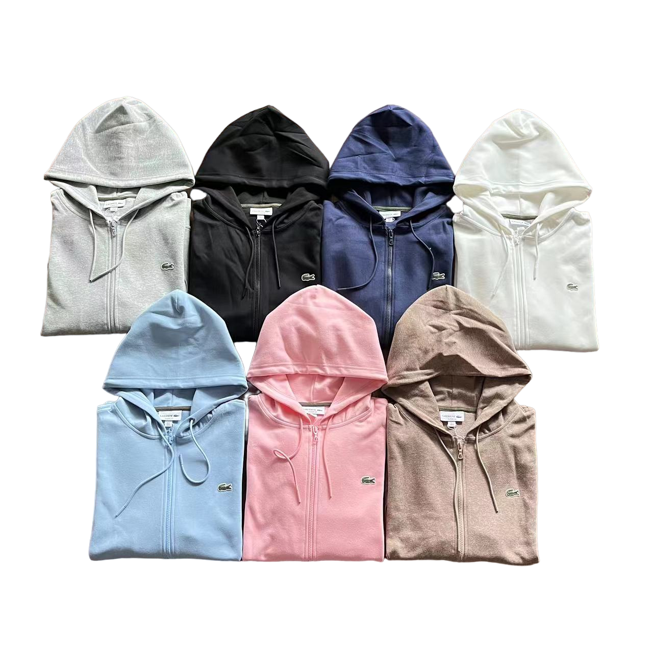 Lacoste Hooded Jacket - (PINK)