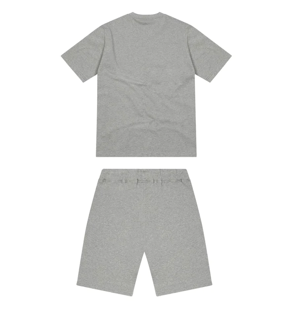 Trapstar Chenille Decoded Short Set - (GREY ICE FLAVOURS 2.0)