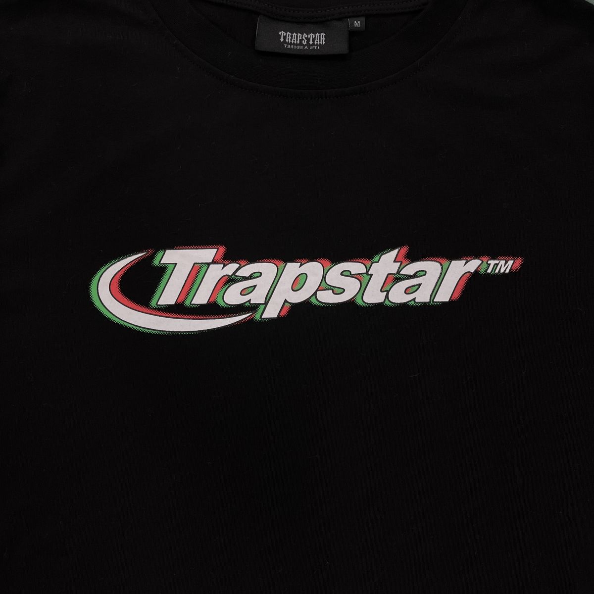 Trapstar x Italiano HyperdriveTee - (BLACK)