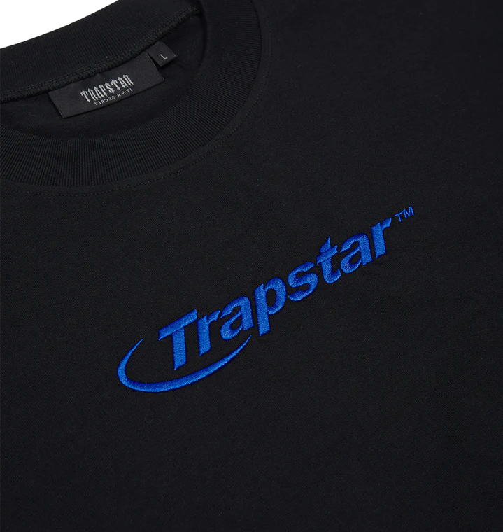 Trapstar Hyperdrive Embroidered - (BLACK/BLUE)