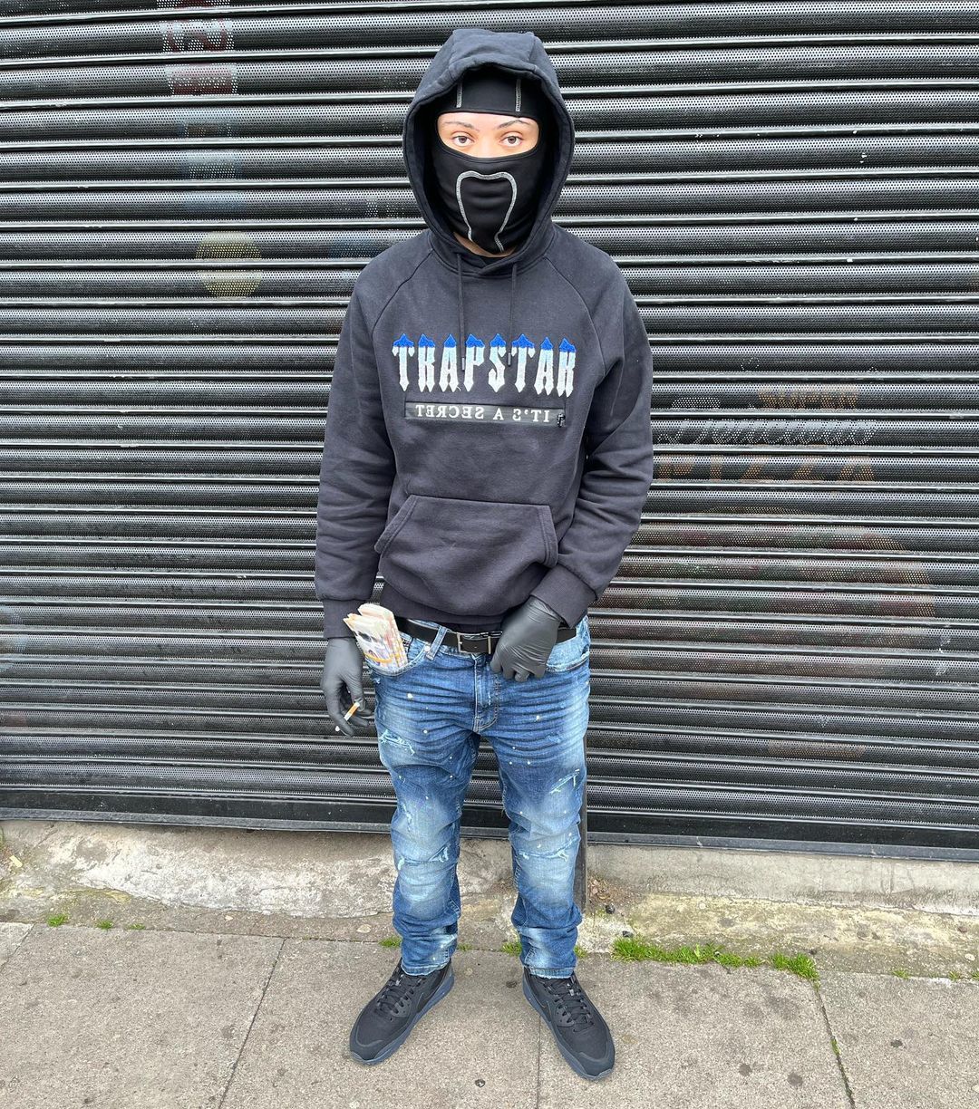 Trapstar Chenille Decoded 2.0 Hoodie Tracksuit - (BLACK ICE EDITION ...