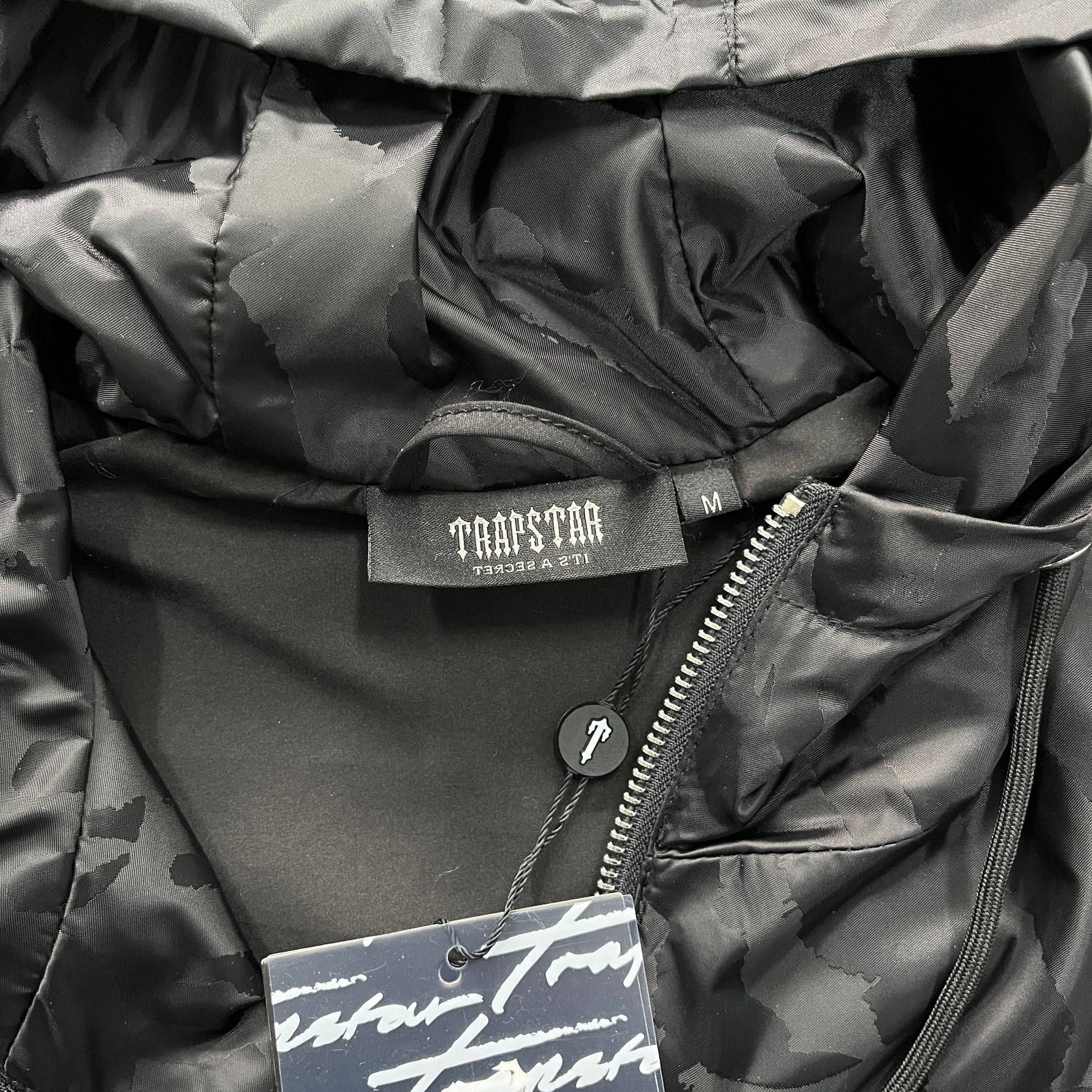 Trapstar Irongate T Jacquard Windbreaker Jacket - (BLACK) – 21Dripzz