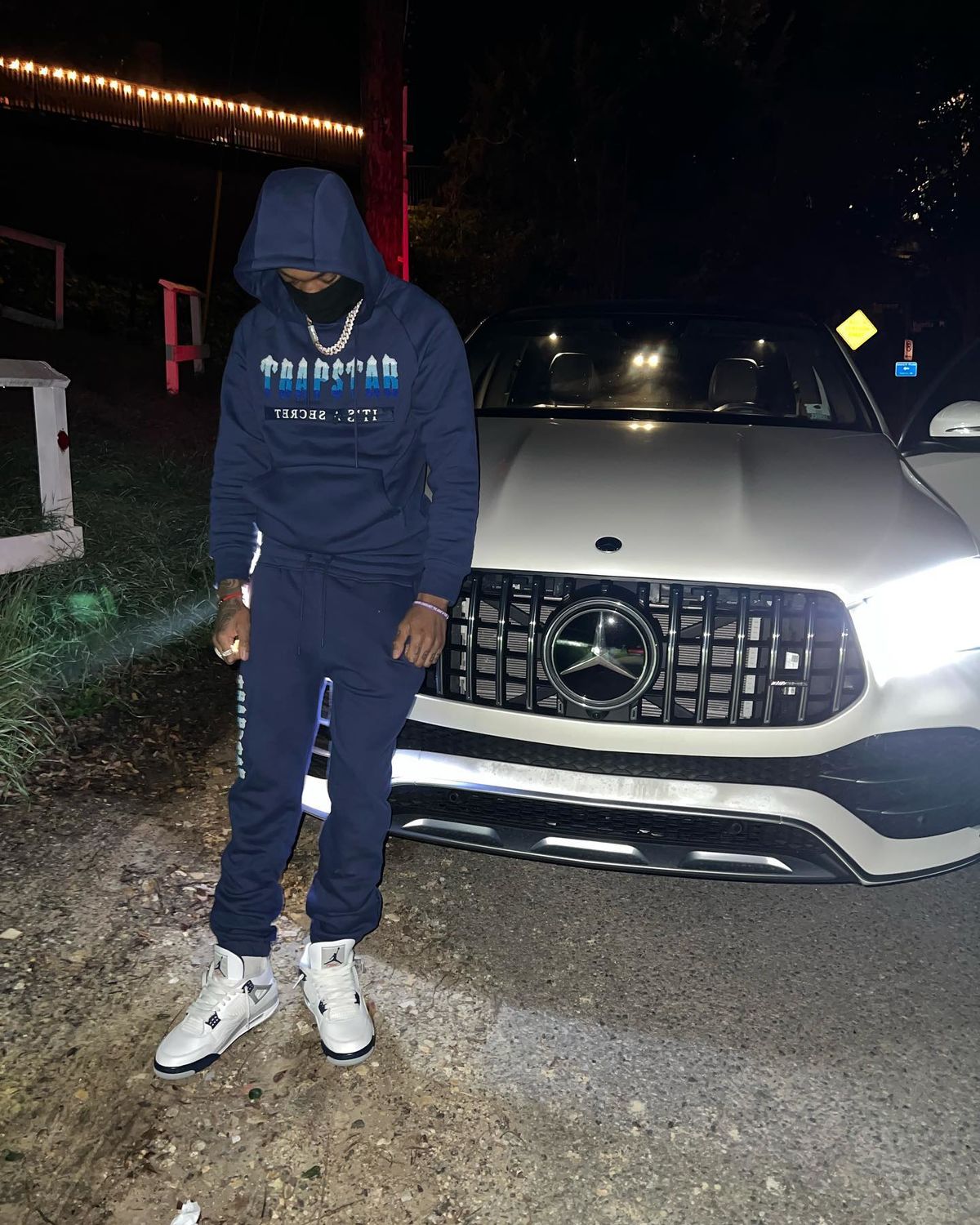 Trapstar Chenille Decoded 2.0 Hoodie Tracksuit - (MEDIEVAL BLUE) – 21Dripzz