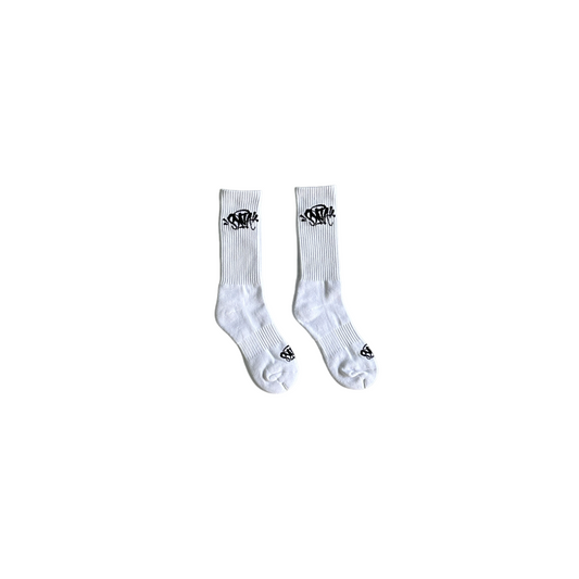 Syna Socks (2 Pairs) - (WHITE/BLACK)