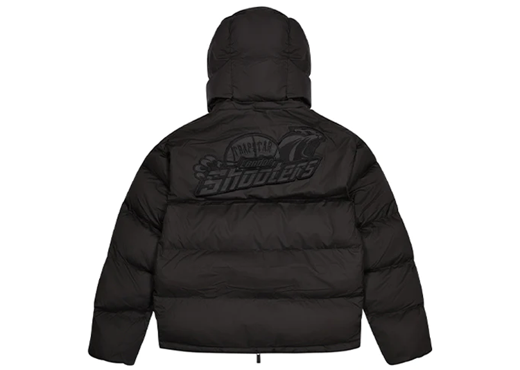 Trapstar Shooters Hooded Puffer Jacket - (BLACKOUT/REFLECTIVE)