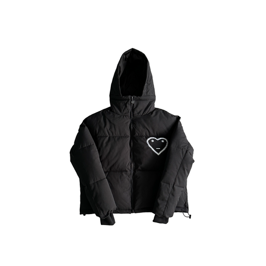 Carsicko Logo Puffer Down Jacket - (BLACK)