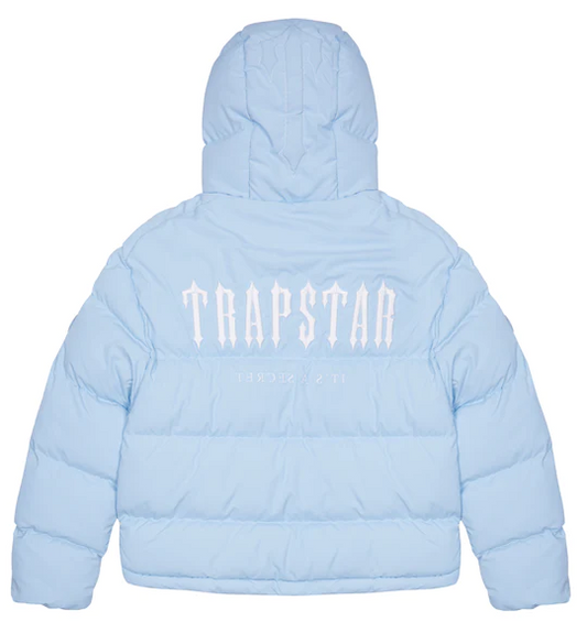 Trapstar Decoded Hooded Puffer 2.0 - (ICE BLUE)