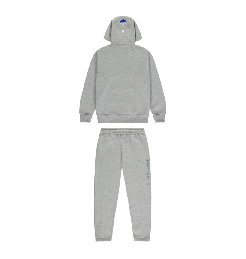Trapstar Chenille Decoded 2.0 Hoodie Tracksuit - (GREY ICE EDITION)