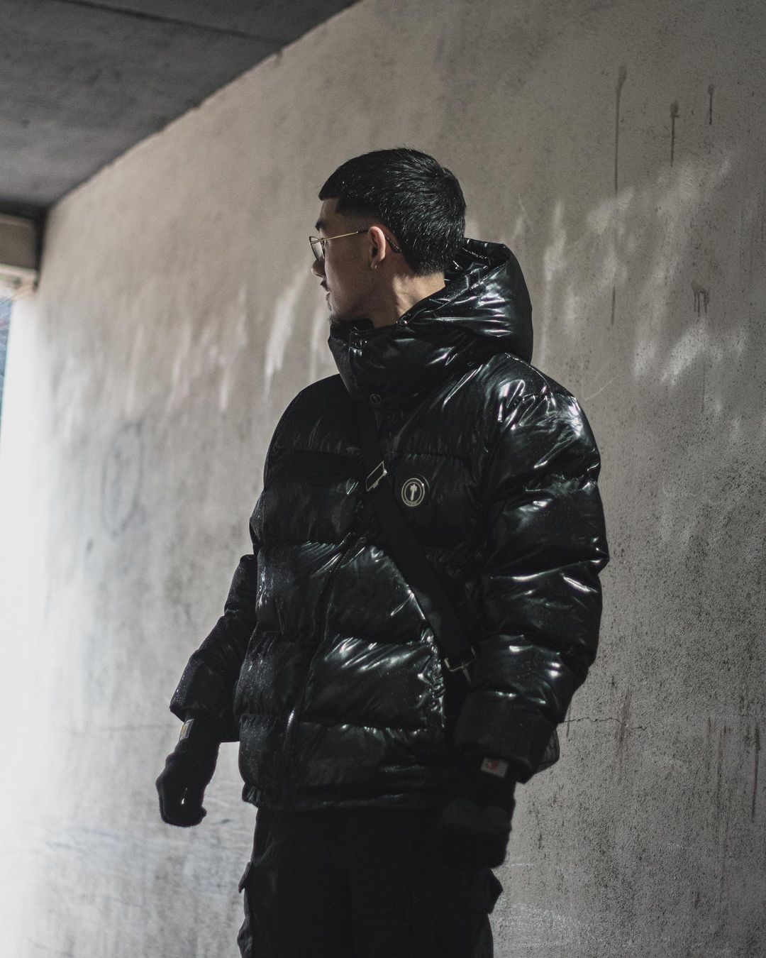 Trapstar Irongate Puffer Jacket Shiny Black – AyZed Clothing